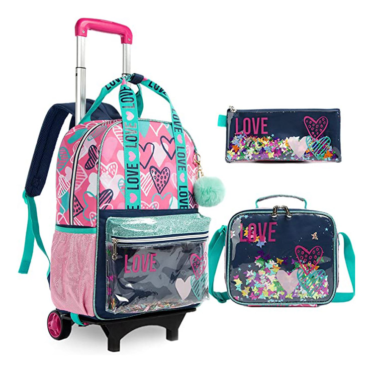 3 in 1Trolley Bag Set mo Teine