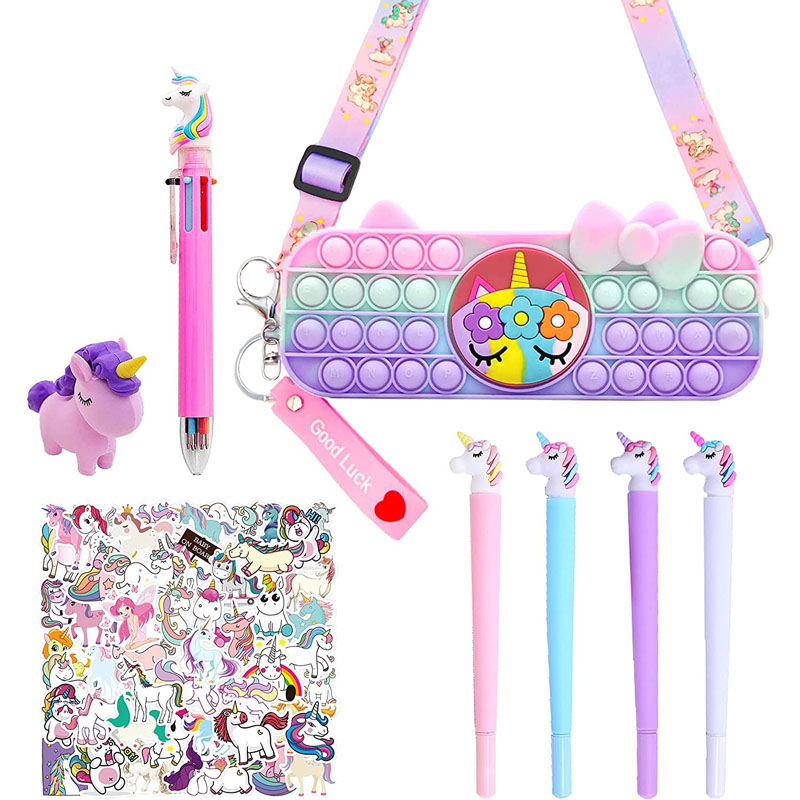 Unicorn Pencil Case Unicorn Stationary Set mo Teine